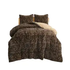 GENERICO - COBERTOR PELUDO INVIERNO KING- SUPER KING Animal Prints