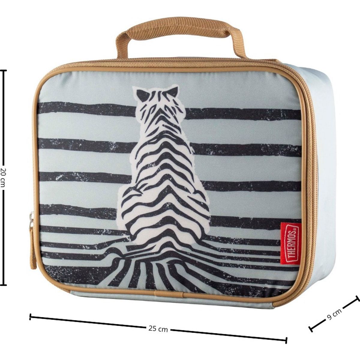 THERMOS - LONCHERA TERMICA TIGRE CELESTE