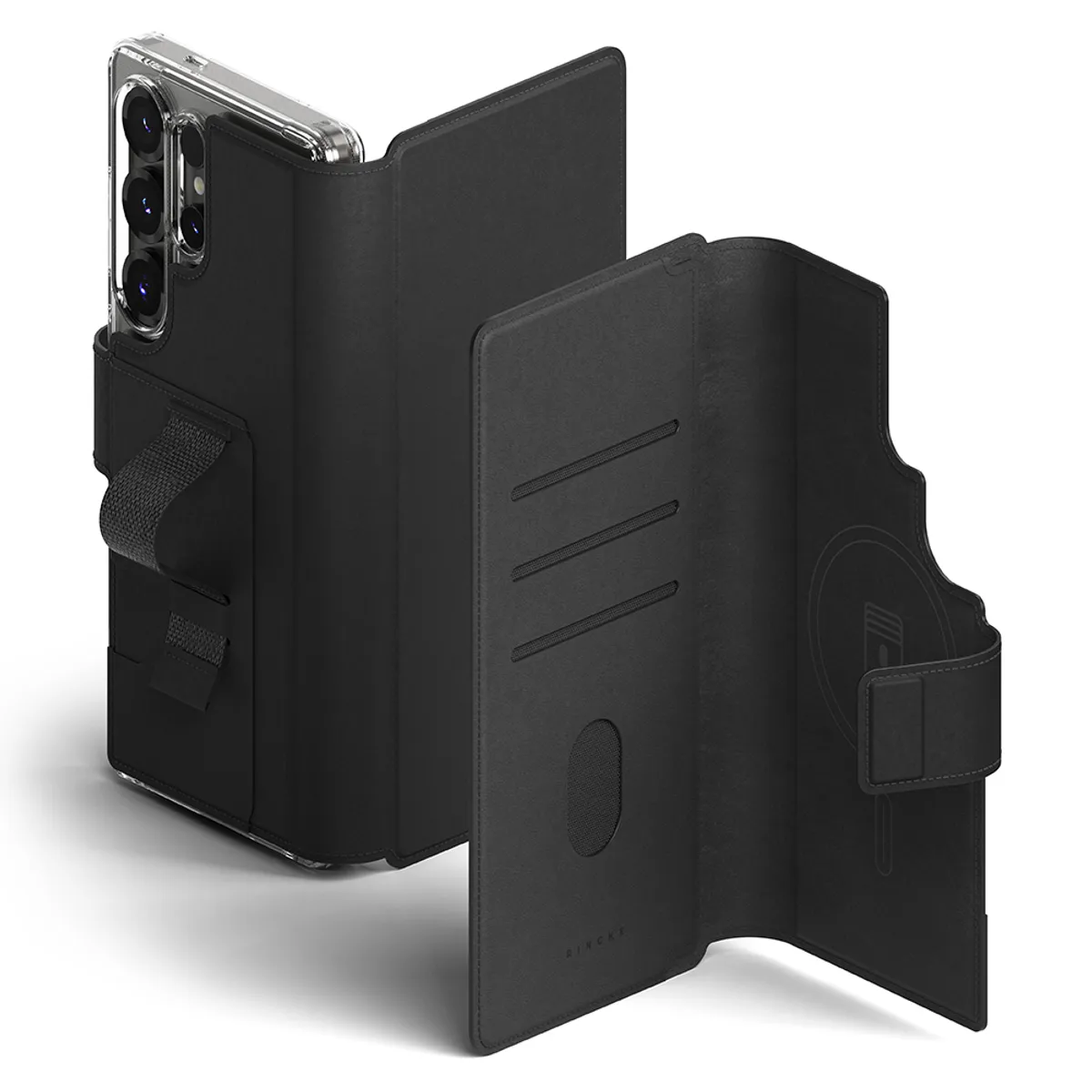 RINGKE - Billetera Ringke Magnética Para S25  S24  S23 Ultra Negro