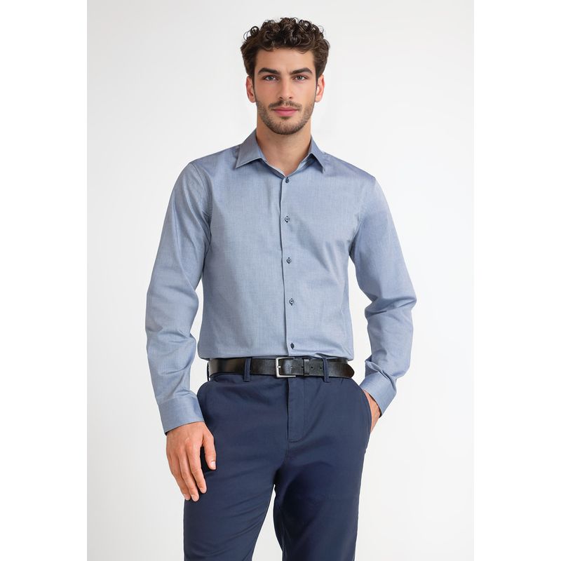 ORIGINAL PENGUIN - Camisa Formal Hombre Azul Original Penguin
