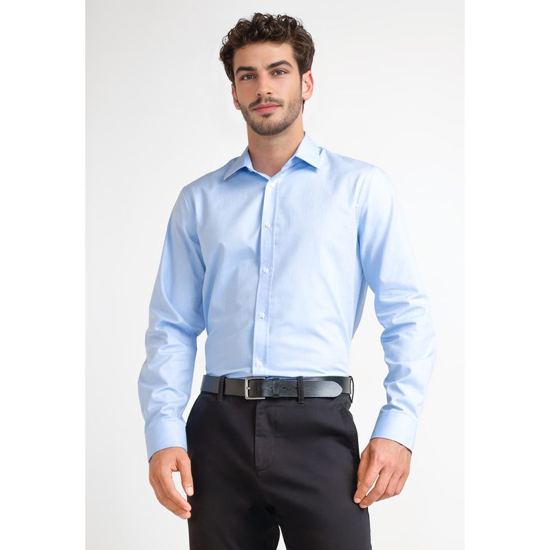 ORIGINAL PENGUIN - Camisa Formal Hombre Celeste Original Penguin