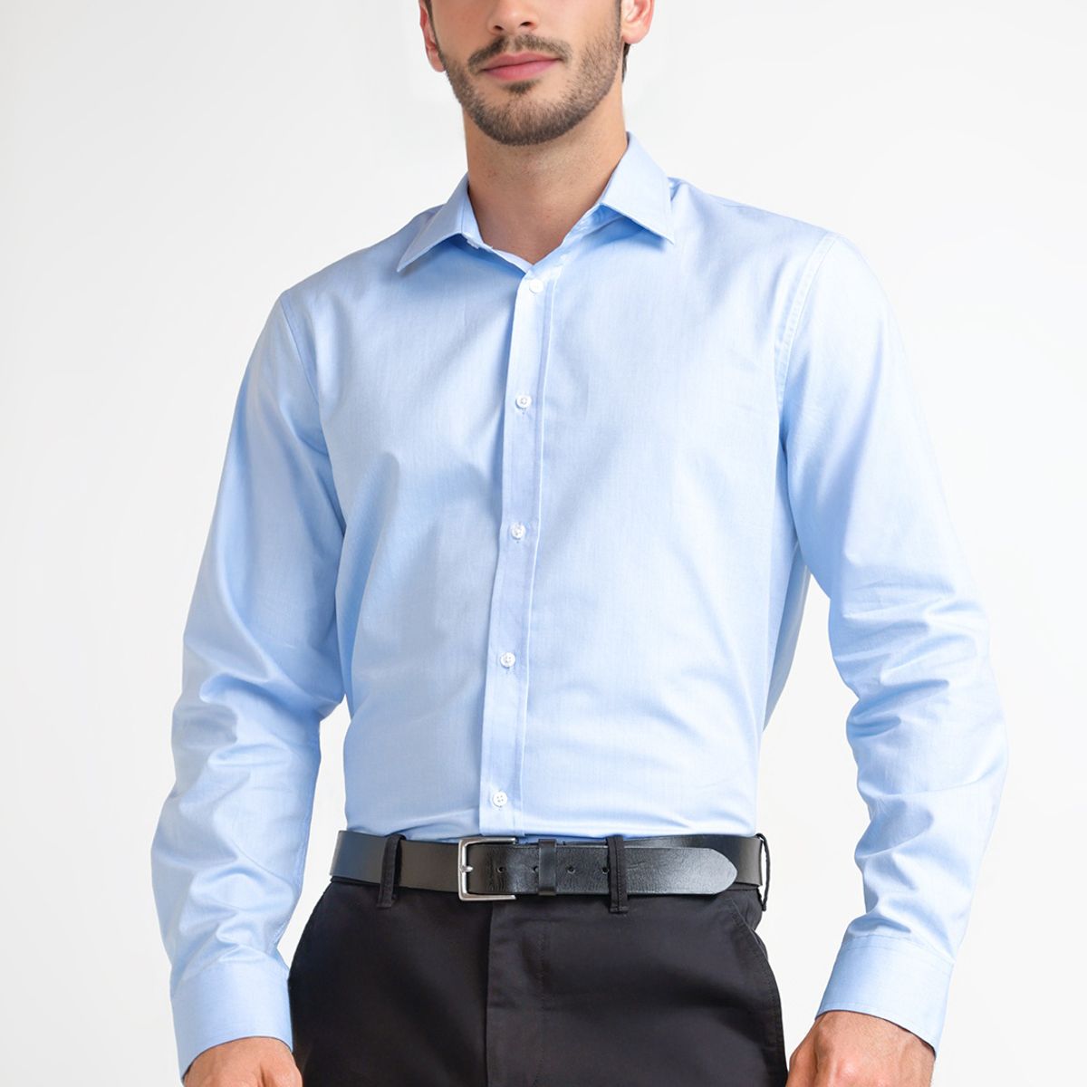 ORIGINAL PENGUIN - Camisa Hombre Formal Celeste