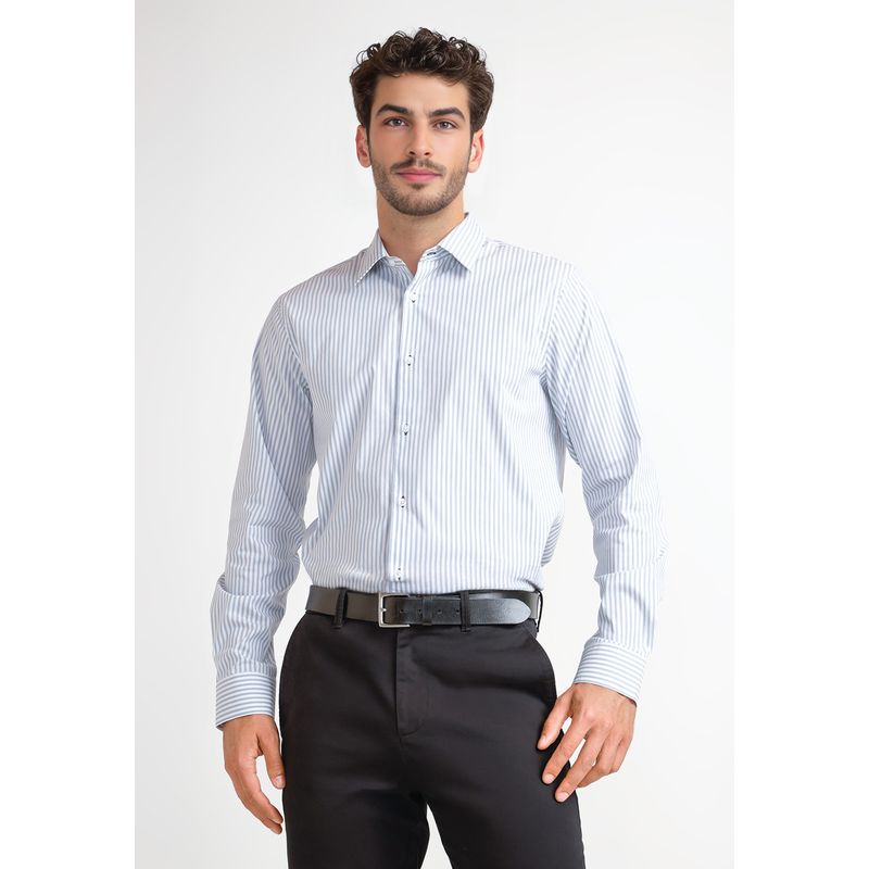 ORIGINAL PENGUIN - Camisa Formal Hombre Celeste Original Penguin