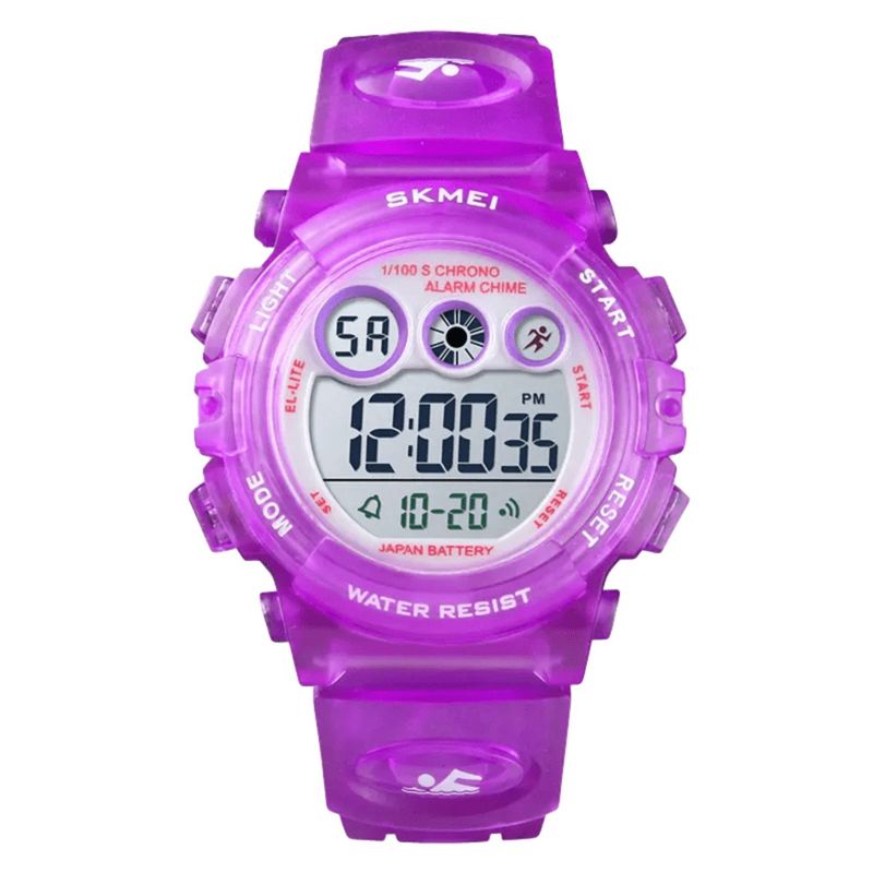 SKMEI - Reloj deportivo SKMEI digital Led para niños unisex impermeable