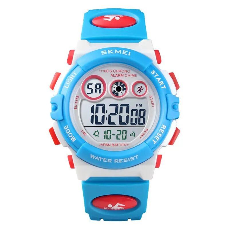 SKMEI - Reloj deportivo SKMEI digital Led para niños unisex impermeable