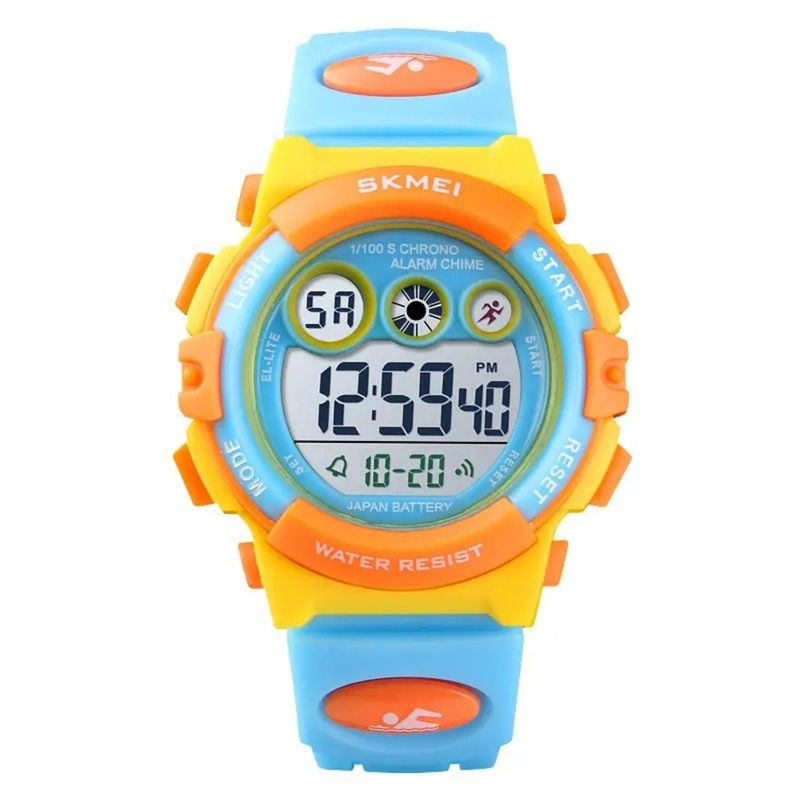 SKMEI - Reloj deportivo SKMEI digital Led para niños unisex impermeable