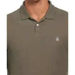 ORIGINAL PENGUIN - Polera Hombre Polo Manga Larga Militar