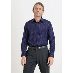 TRIAL - Camisa formal azul marino