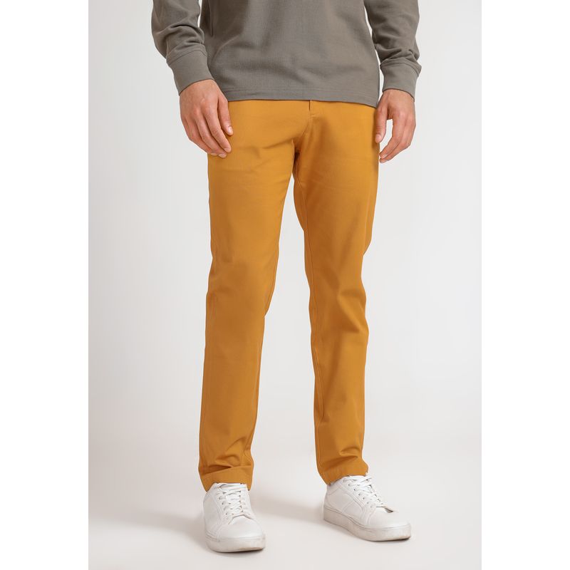 ORIGINAL PENGUIN - Pantalón Hombre Mostaza Original Penguin