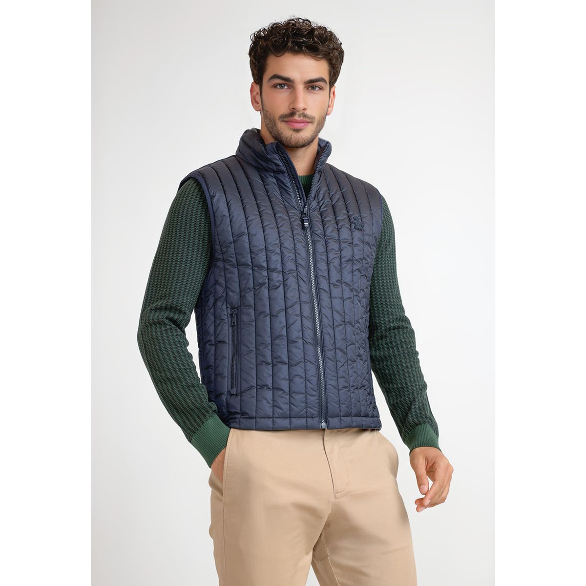 ORIGINAL PENGUIN - Parka Sin Manga Hombre Navy