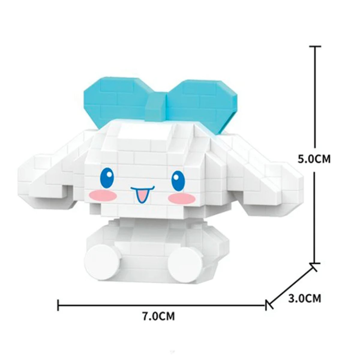 GENERICO - Mini Bloques Armables Cinnamonroll  Figura 3D sin Caja
