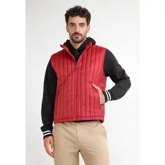 ORIGINAL PENGUIN - Parka Sin Manga Hombre Roja