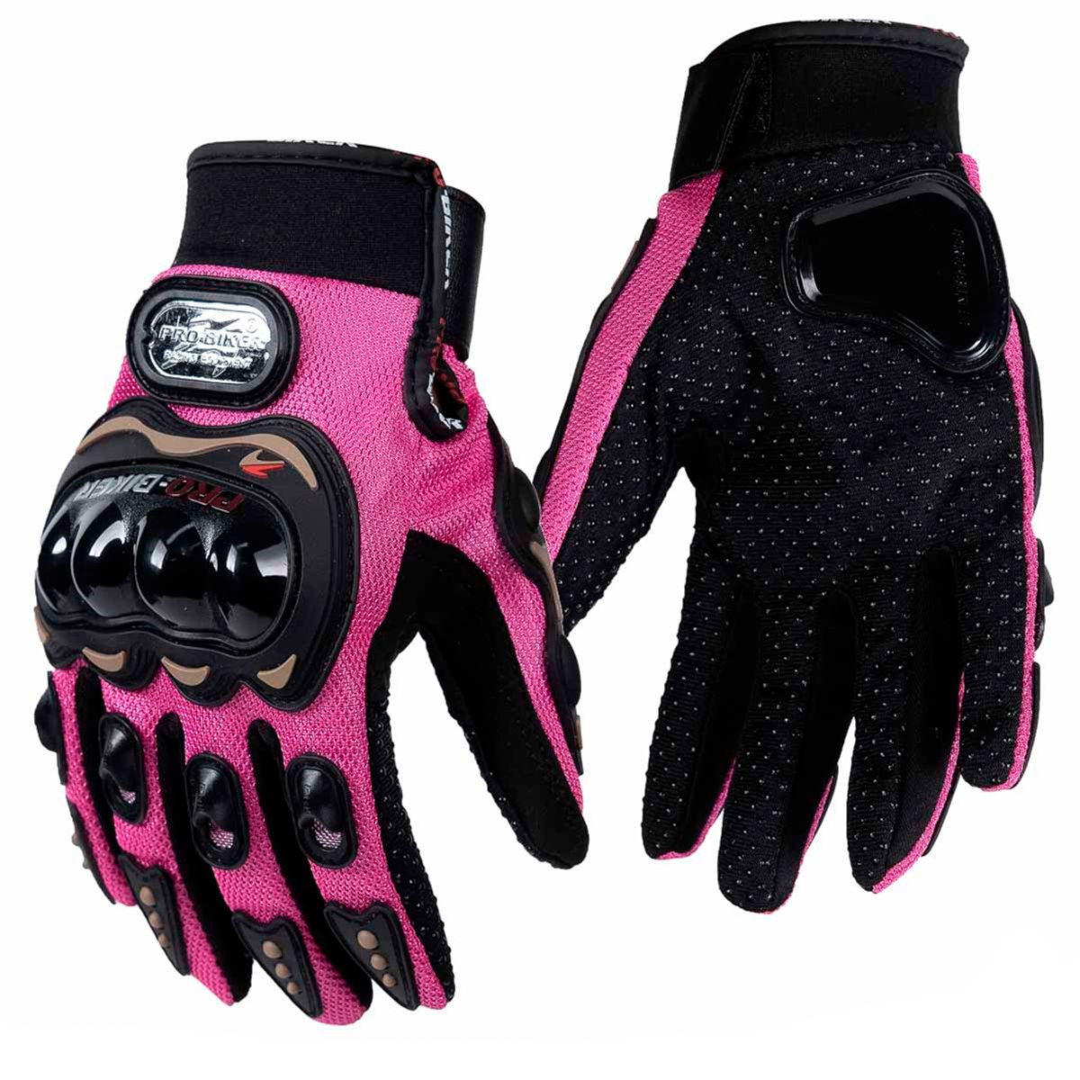 GENERICO - Guantes de moto MUjer rosado YPENG Talla M