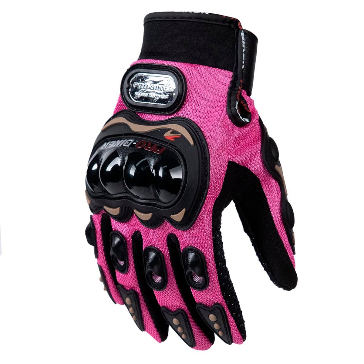 GENERICO - Guantes de moto MUjer rosado YPENG Talla M