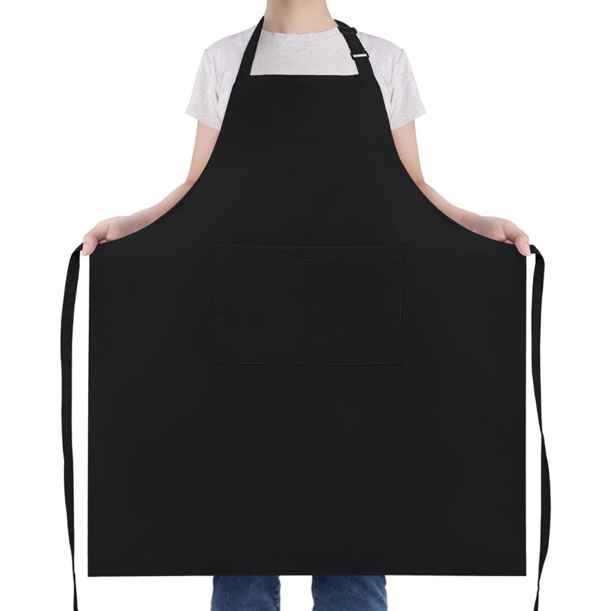 GENERICO - Delantal Perchera Cocina Anti-mancha Anti-grasa Adjustable