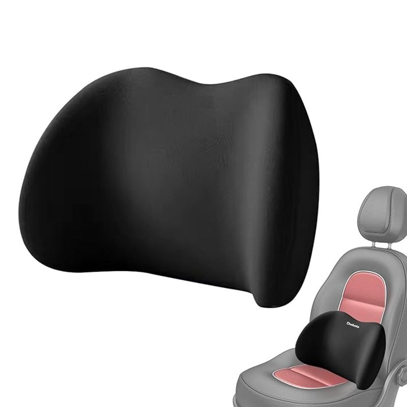 GENERICO - Cojin Soporte lumbar Espalda Para Auto Oficina Negro