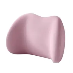 GENERICO - Cojin Soporte lumbar Espalda Para Auto Oficina Rosa