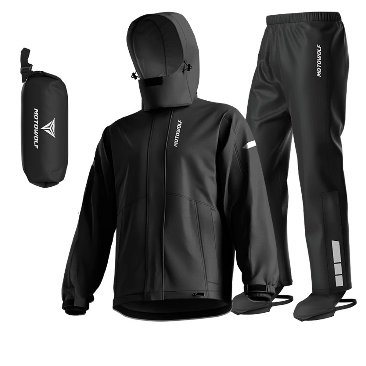 MOTOWOLF - Traje Impermeable mociclismo Motowolf 0405 190T