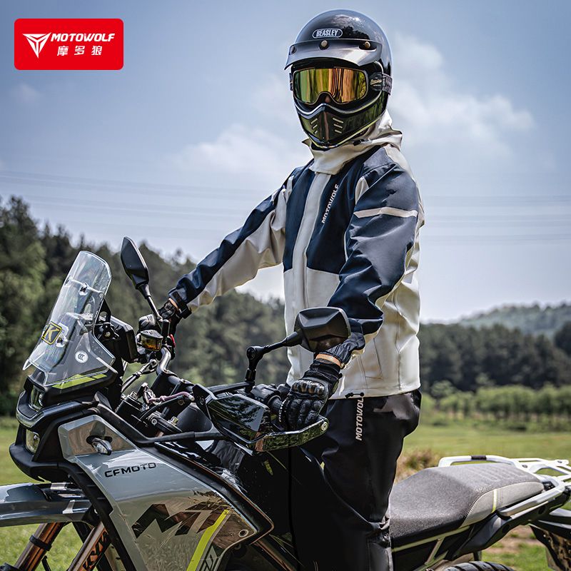 MOTOWOLF Motowolf 0405 Traje Impermeable Moto Hombre 190T con
