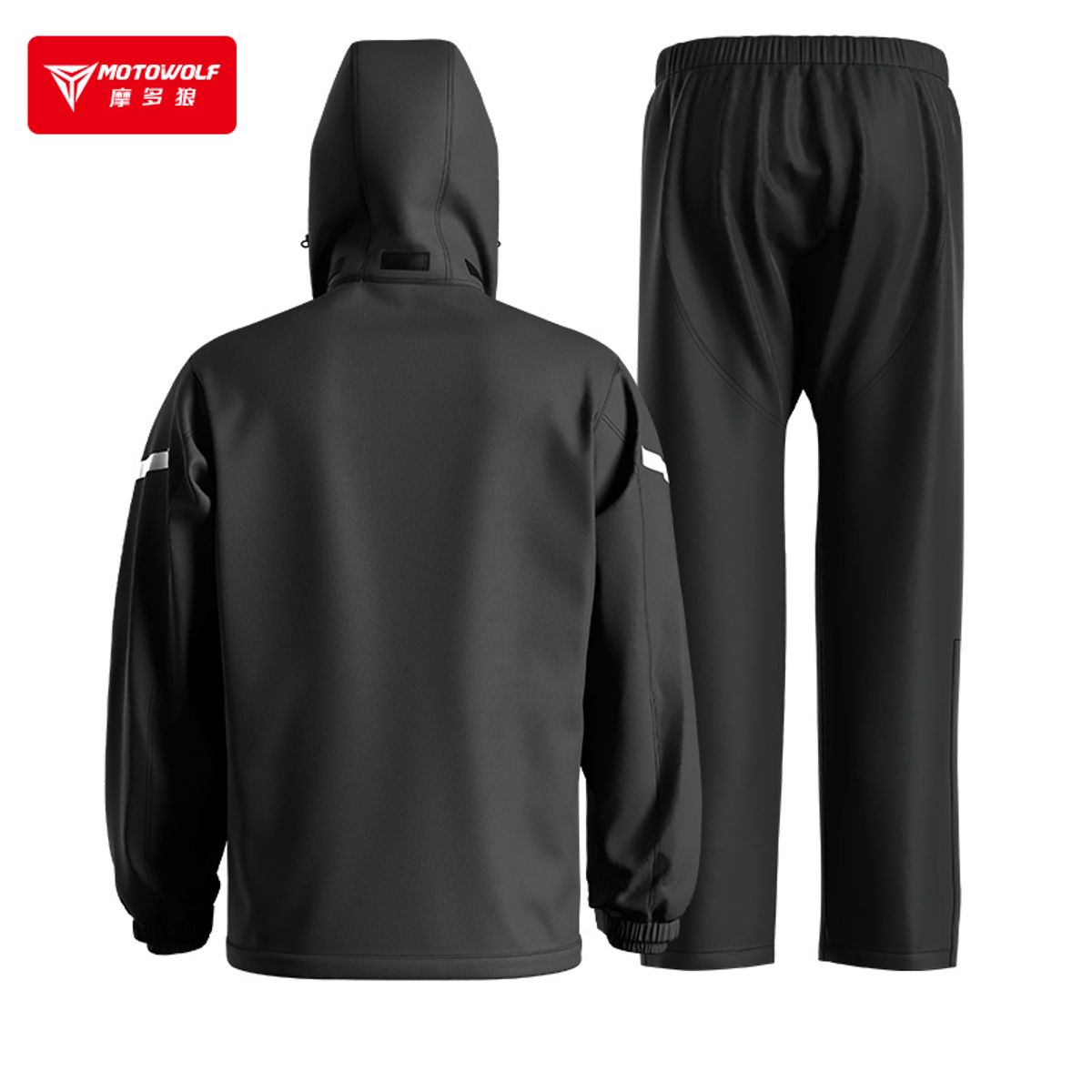MOTOWOLF - Motowolf 0405 Traje Impermeable Moto Hombre 190T con Capucha