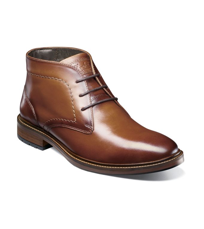 Botines Casual Forge Plain Chukka Cognac