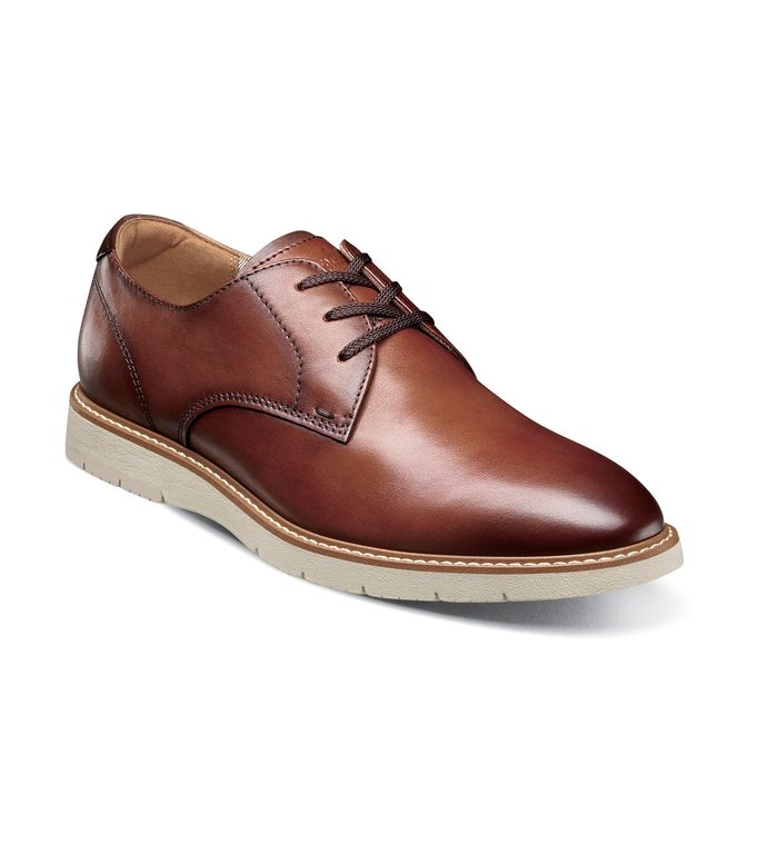 Zapatos Casual Vibe Plain Oxford Cognac