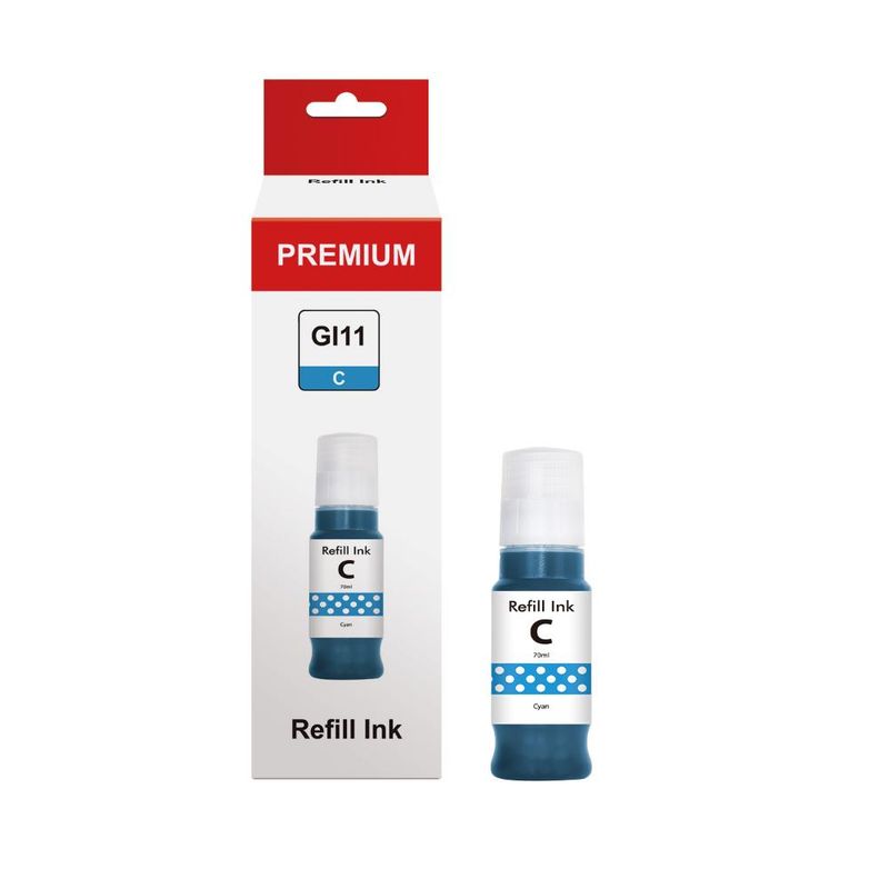 MYTONER - Tinta Alternativa Canon GI11 Cyan - Cian