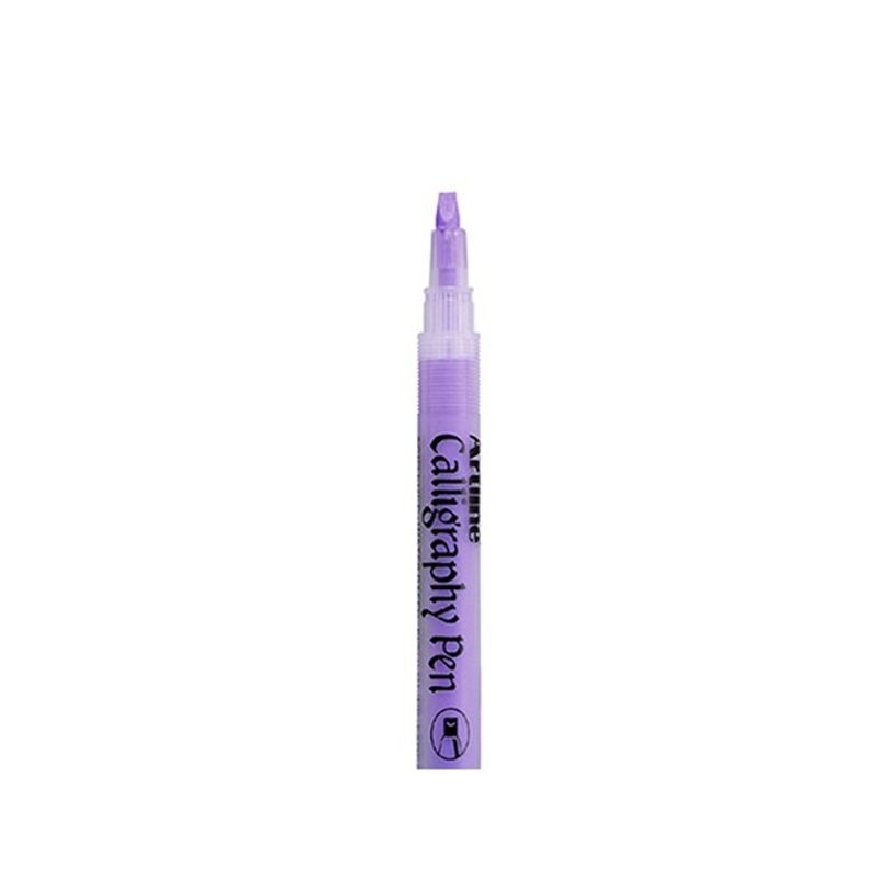 ARTLINE - Calligraphy pen púrpura pastel punta biselada 2.0