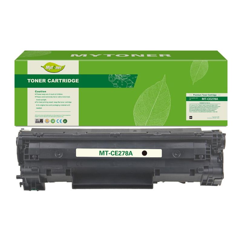MYTONER - Tóner Alternativo HP CE 278A 78A - Negro