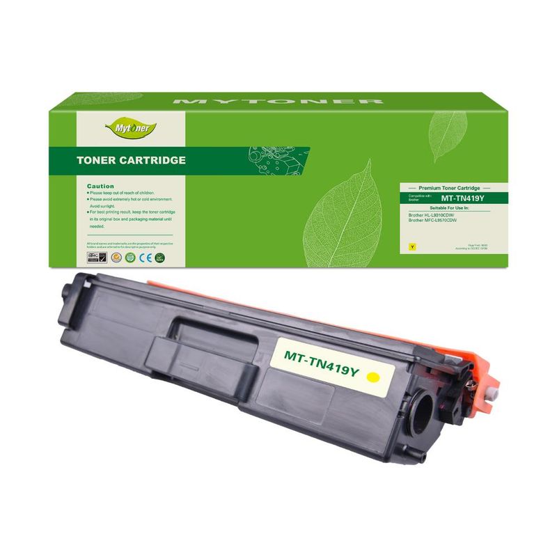 MYTONER - Toner Alternativo Mytoner TN 419 Amarillo 9000 páginas - Amarillo