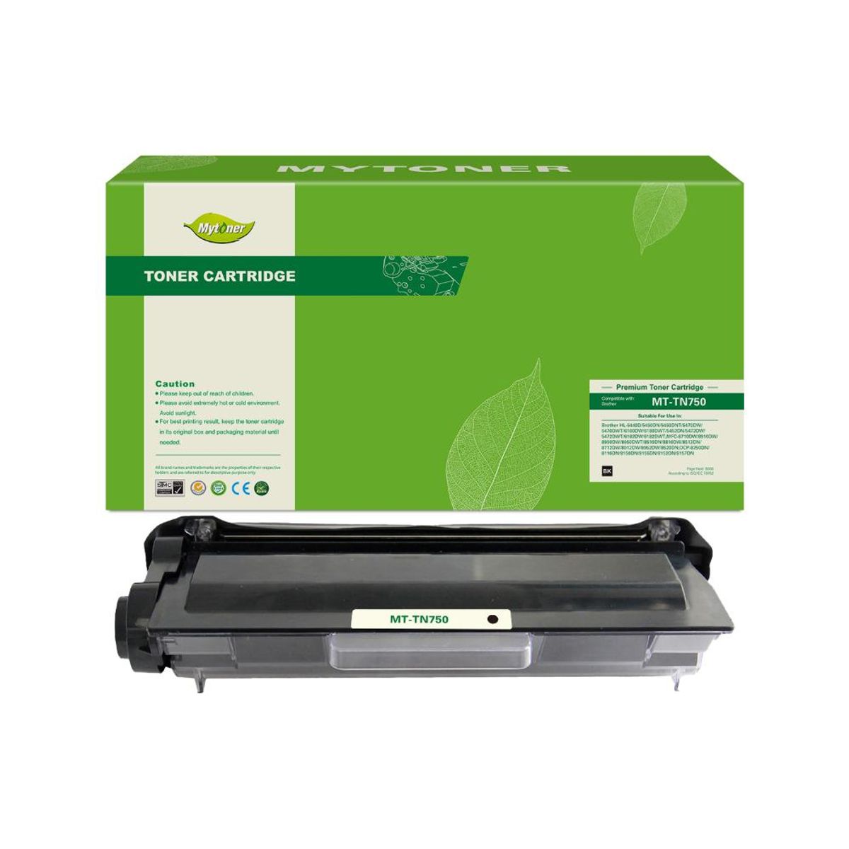 MYTONER - Tóner Alternativo Brother TN 750 - Negro