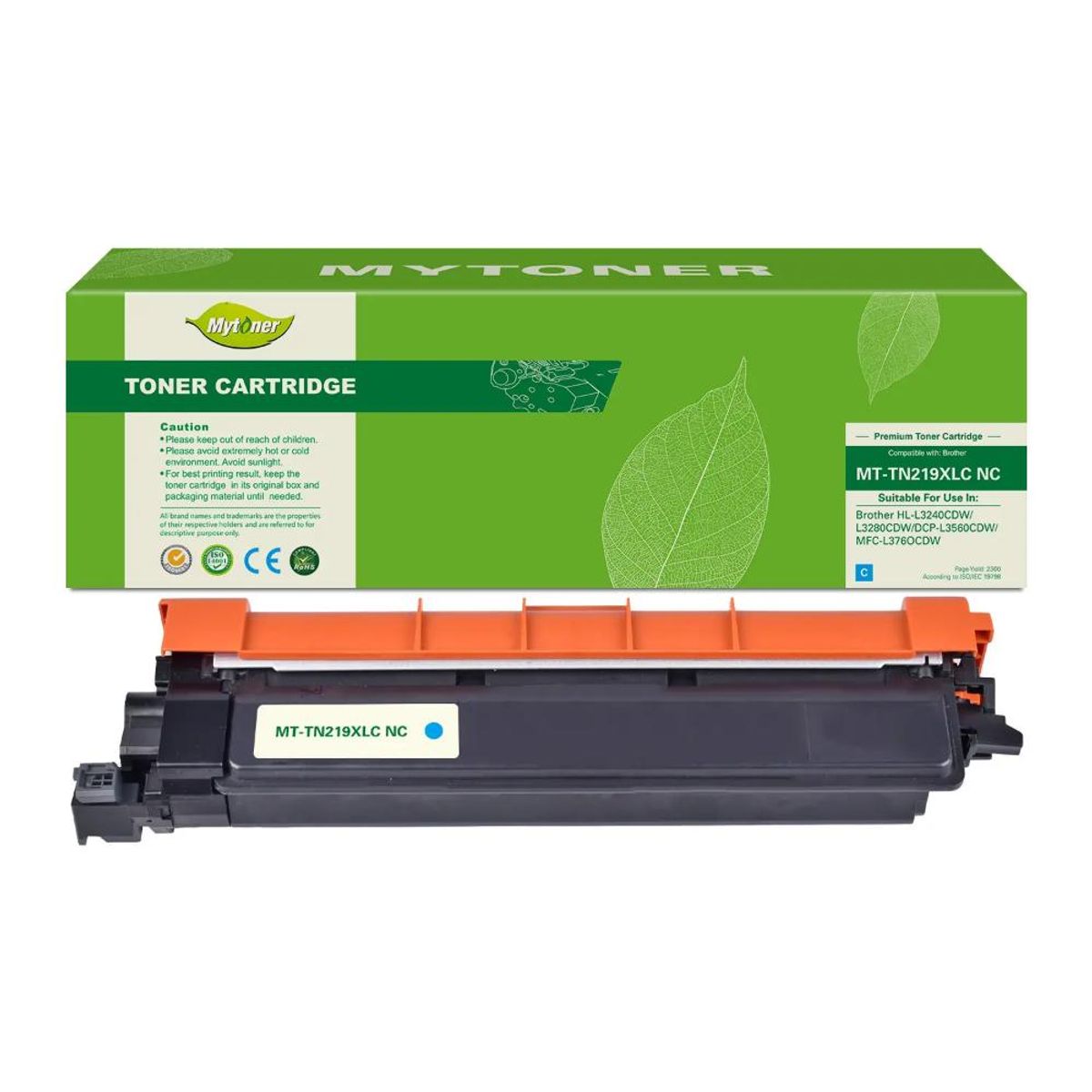 MYTONER - Tóner Alternativo Brother TN 219XL C  Con Chip - Cian