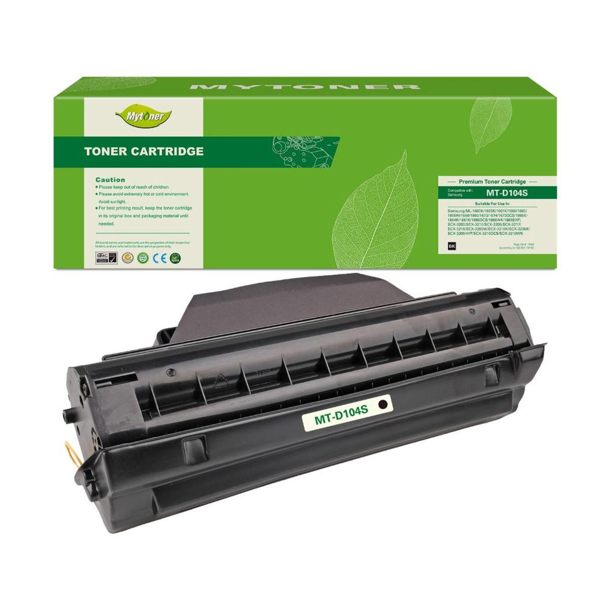 MYTONER - Tóner Alternativo Samsung MLT 1660-D104S - Negro