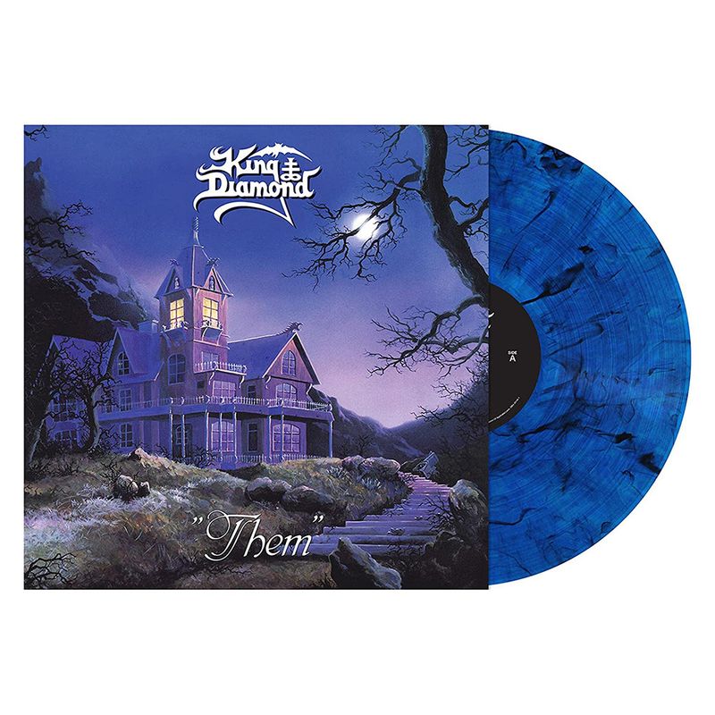 GENERICO - King Diamond - Them - Vinilo Black and Blue Marble