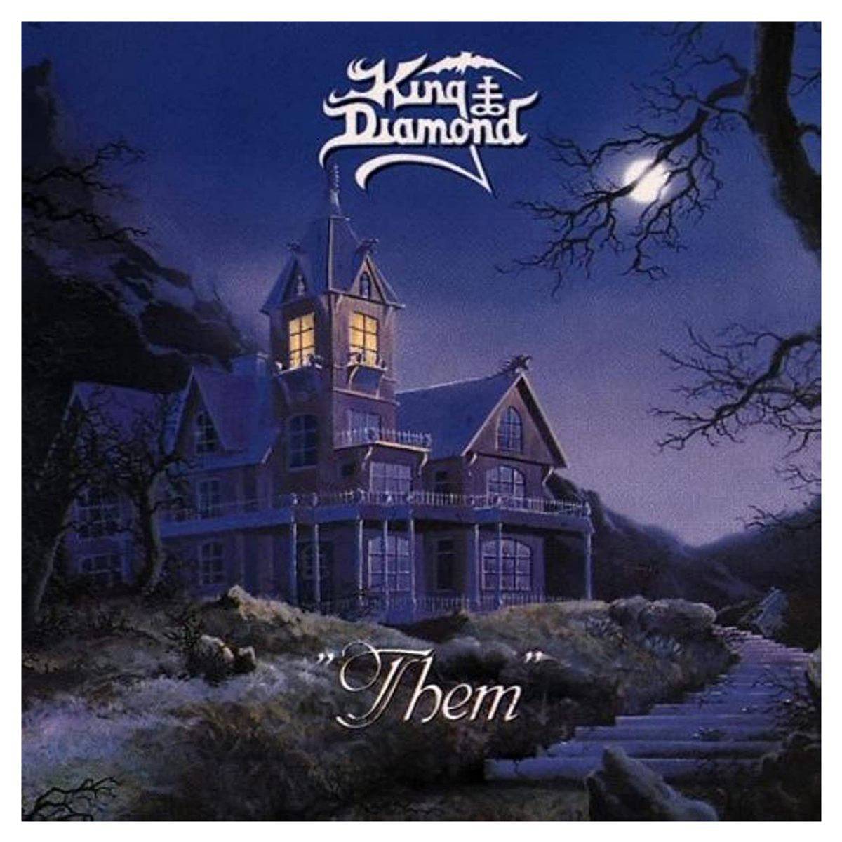 GENERICO - King Diamond - Them - Vinilo Black and Blue Marble