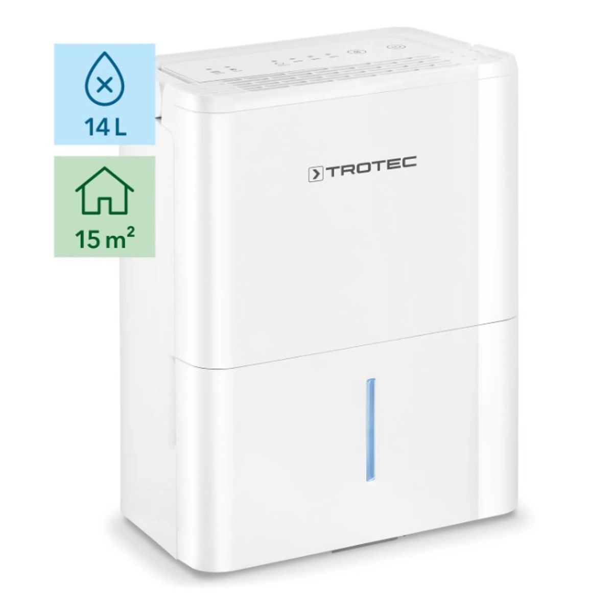 GENERICO - Deshumidificador TROTEC TTK 32E - 14 lts x día