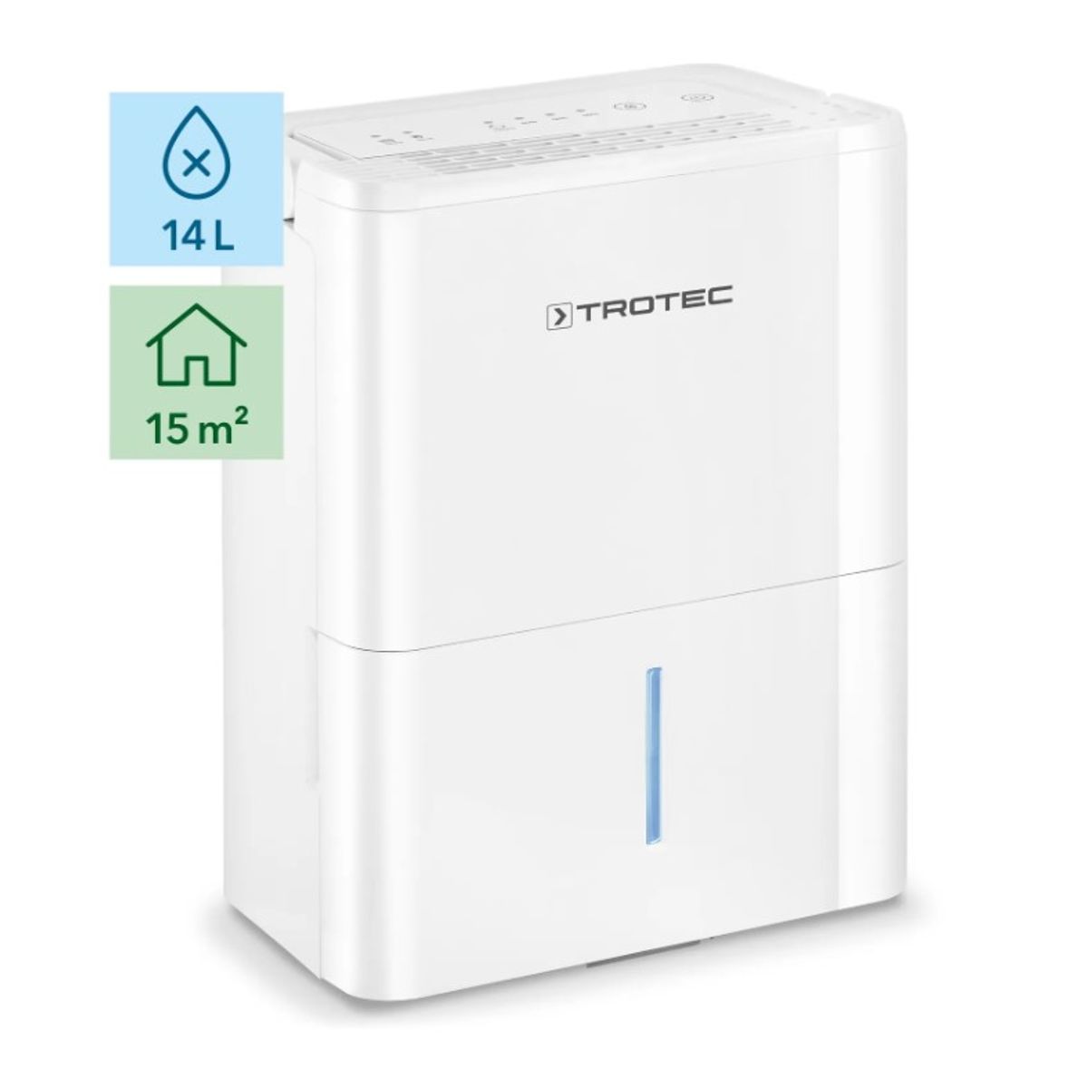 GENERICO - Deshumidificador TROTEC TTK 32E - 14 lts x día