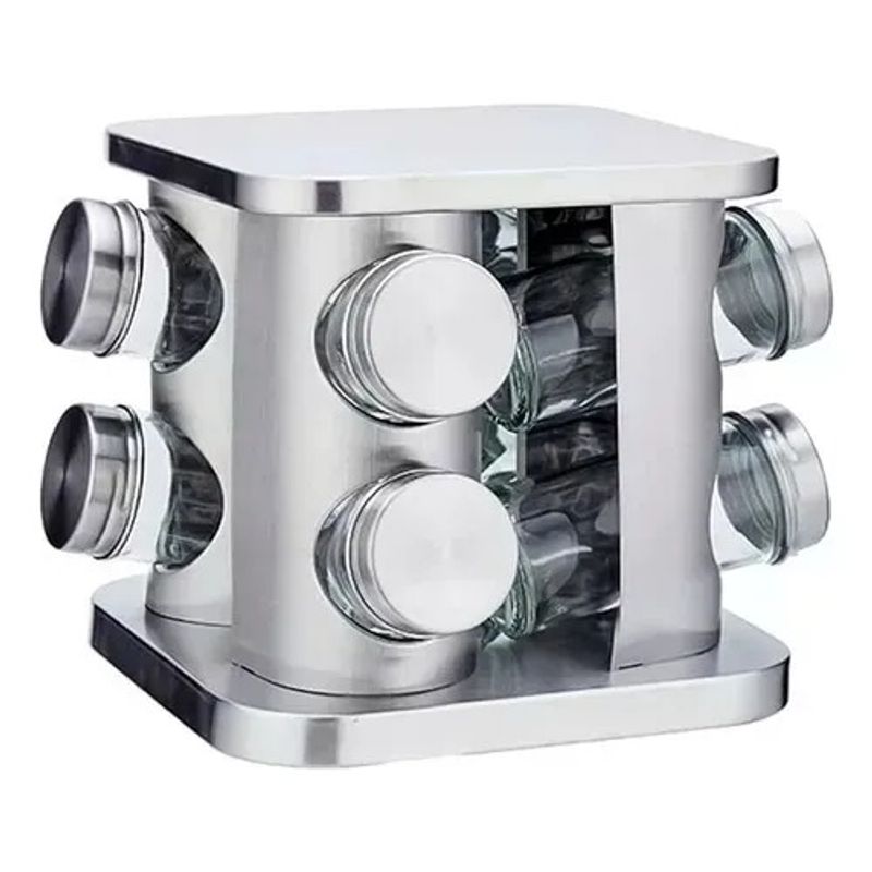 GENERICO - Condimenteros Especiero Giratorio Cocina 8 Frascos
