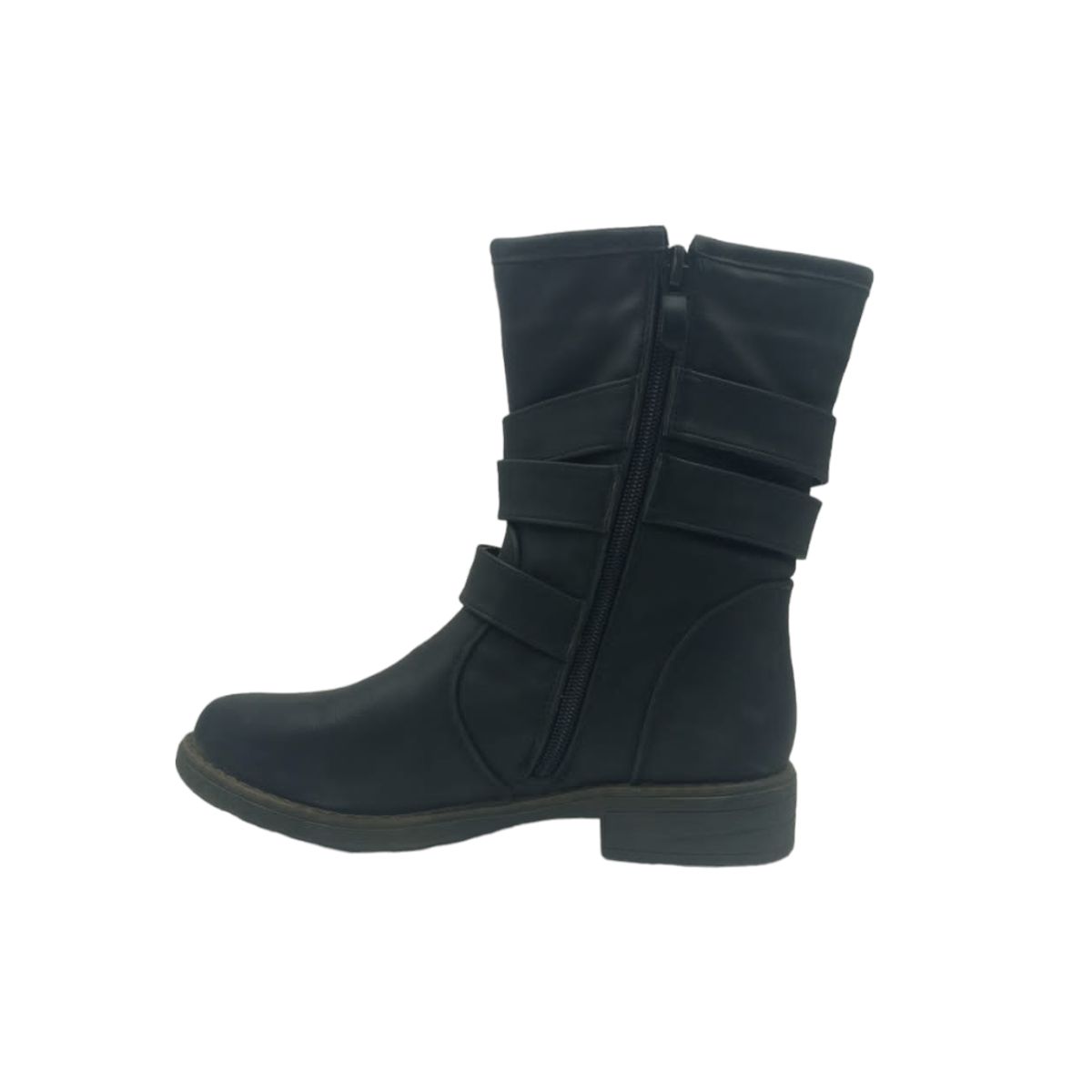 HERIEL - Bota Negra Baja Mujer
