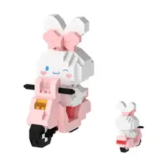 GENERICO - Mini Bloques Armables Melody En Moto Figura 3D sin caja