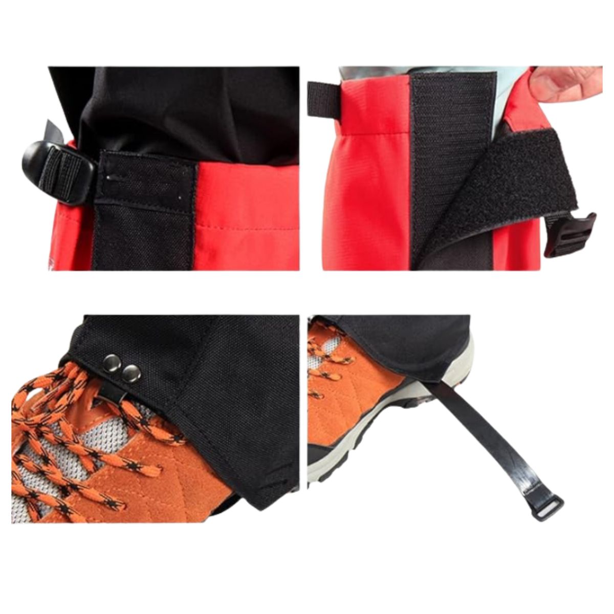 EKOL TACTICA MILITAR - Polainas Impermeable Trekking Nieve Outdoor