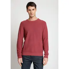 PERRY ELLIS - Sweater Hombre Cuello Redondo Rouge