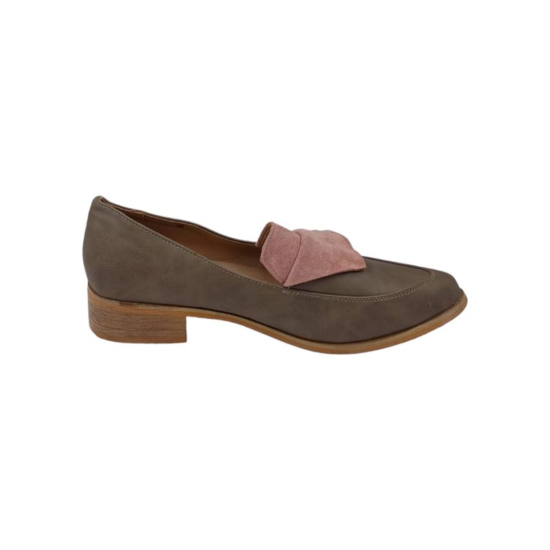 HERIEL - Zapato Gris Bajo Mujer