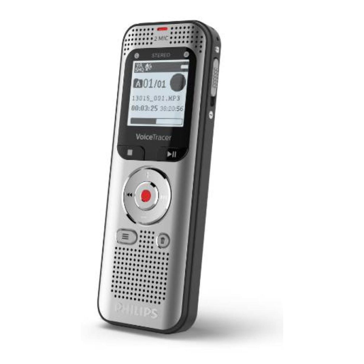 PHILIPS - Grabadora De Voz 8GB Jack 3.5 VoiceTracer DVT2050