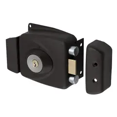 ODIS - Cerradura Sobreponer 771 Puertas Madera - Negro