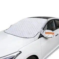 GENERICO - Funda Protectora Cubreparabrisas Sol y Nieve Para Automovil