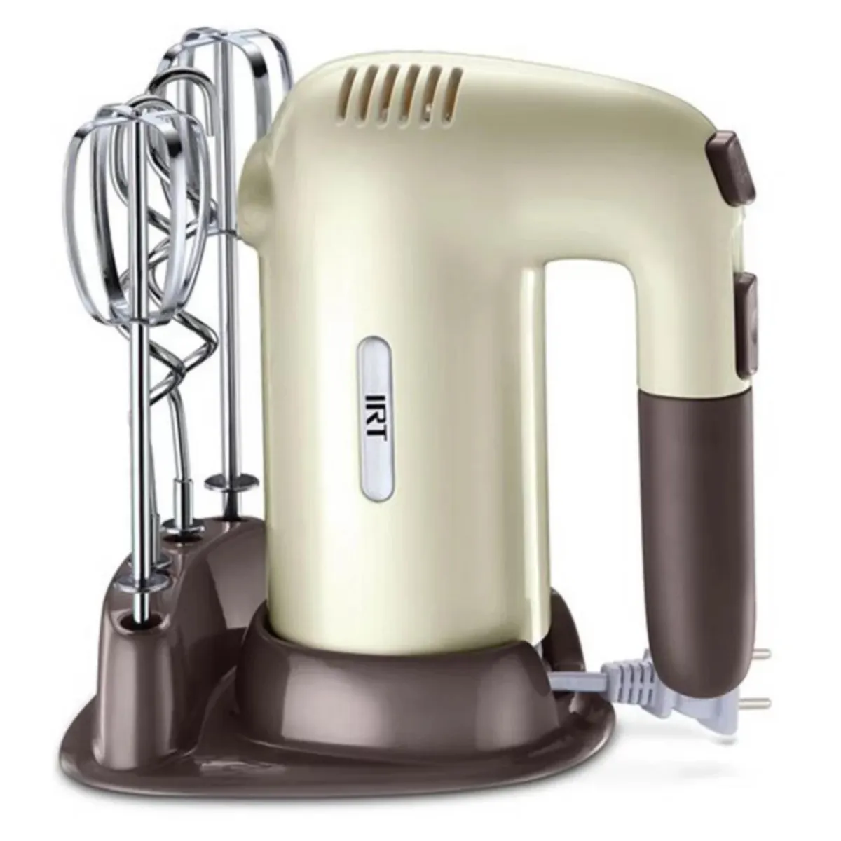 IRT - Batidora De Mano Con Pedestal 5V 200W Beige MIXRE01