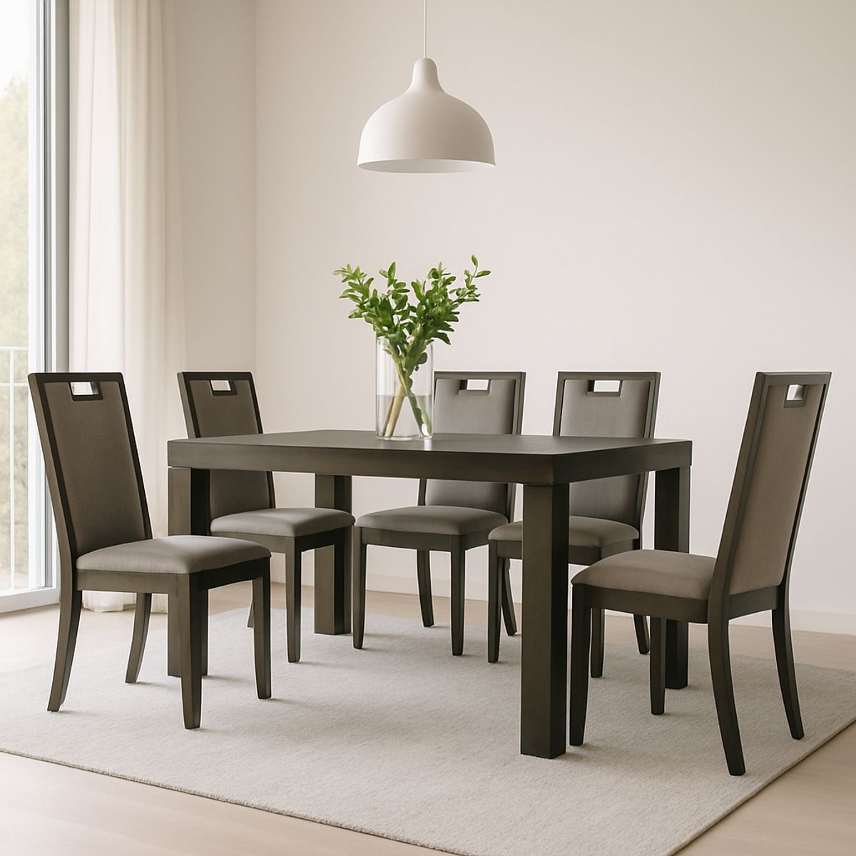 MSA MUEBLES SANTA ANA - Juego de Comedor 6 Sillas Houston