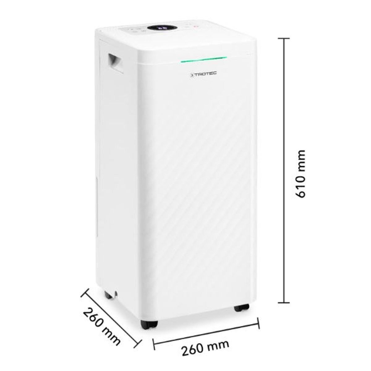 GENERICO - Deshumidificador TROTEC TTK 64 HEPA - 24 lts x día