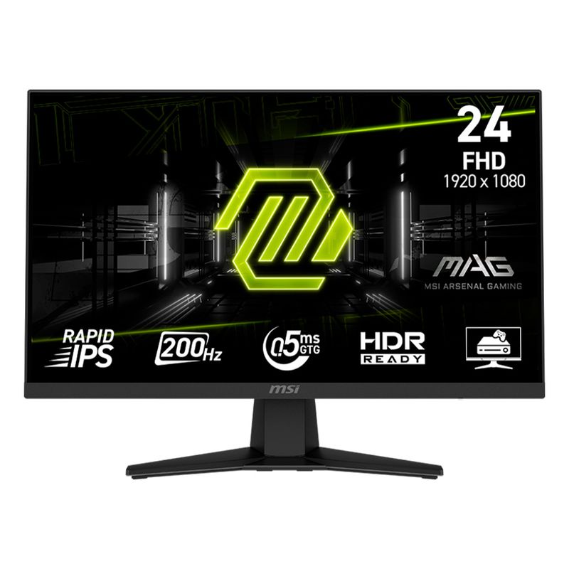 MSI - Monito Gamer MSI 24 Fast IPS 200Hz 05Ms MAG 244F FHD DP